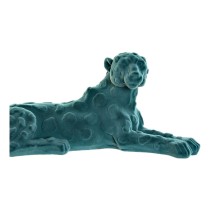 Decorative Figure DKD Home Decor Green Pink Resin Flocked Lion 26,5 x 9 x 11 cm