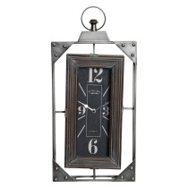 Wall Clock DKD Home Decor Loft Wood Iron (29 x 6.5 x 61 cm)