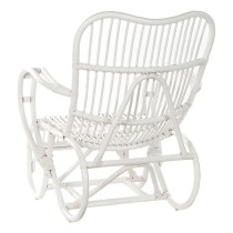 Sessel DKD Home Decor 75 x 85 x 85 cm Weiß Rattan