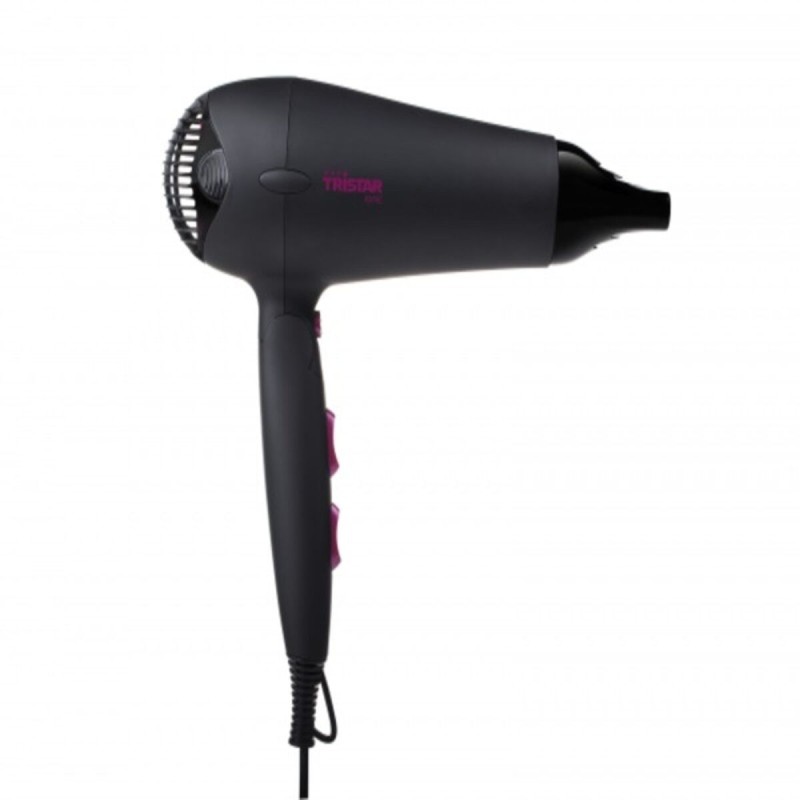 Sèche-cheveux Pliable Tristar HD-2358 Ionique Noir 2000W