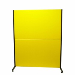 Folding screen Valdeganga P&C Imitation leather Yellow