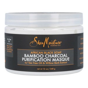 Masque pour cheveux African Black Soap Bamboo Charcoal Shea Moisture (340 g)