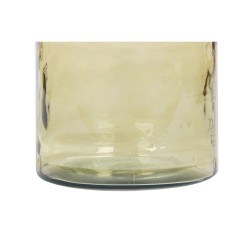 Vase DKD Home Decor Ambre Corde Verre trempé 35 x 35 x 45 cm