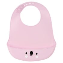 Bib Safta M922 Grey Pink Silicone 21 x 26 x 2 cm (21 x 2 x 26 cm)