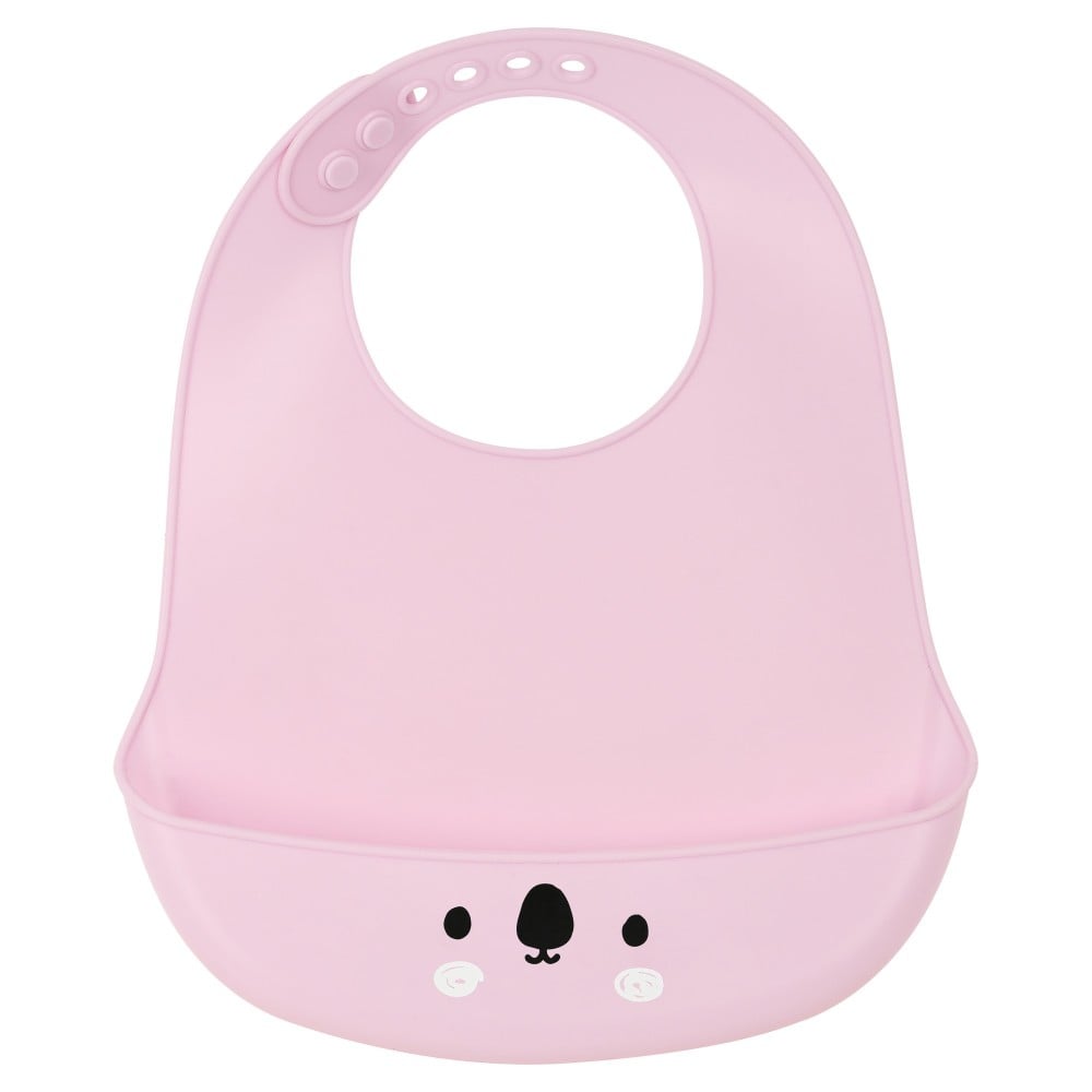 Bib Safta M922 Grey Pink Silicone 21 x 26 x 2 cm (21 x 2 x 26 cm)