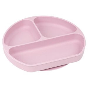 Assiette en silicone avec ventouse Safta M923 Silicone Ventouse Rose (20,5 x 2,5 x 18 cm)