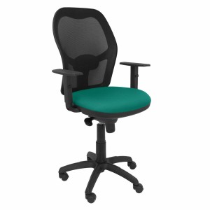 Chaise de Bureau Jorquera P&C BALI456 Vert émeraude