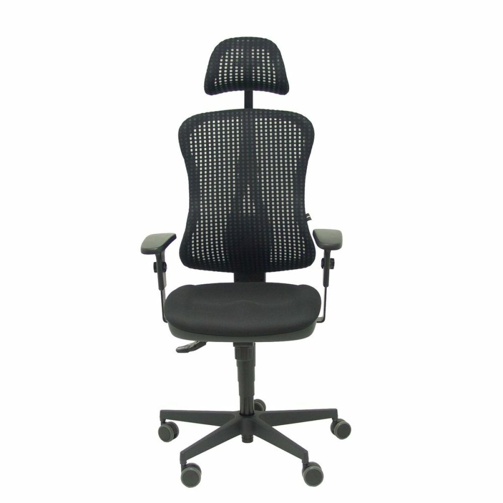 Office Chair with Headrest Agudo P&C 840B23C Black