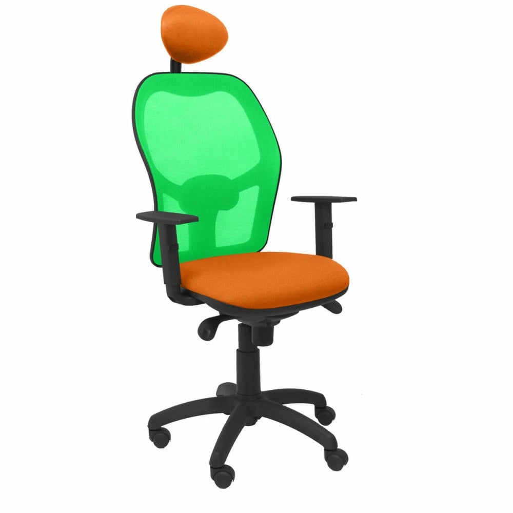 Chaise de Bureau avec Appui-tête Jorquera P&C ALI308C Orange