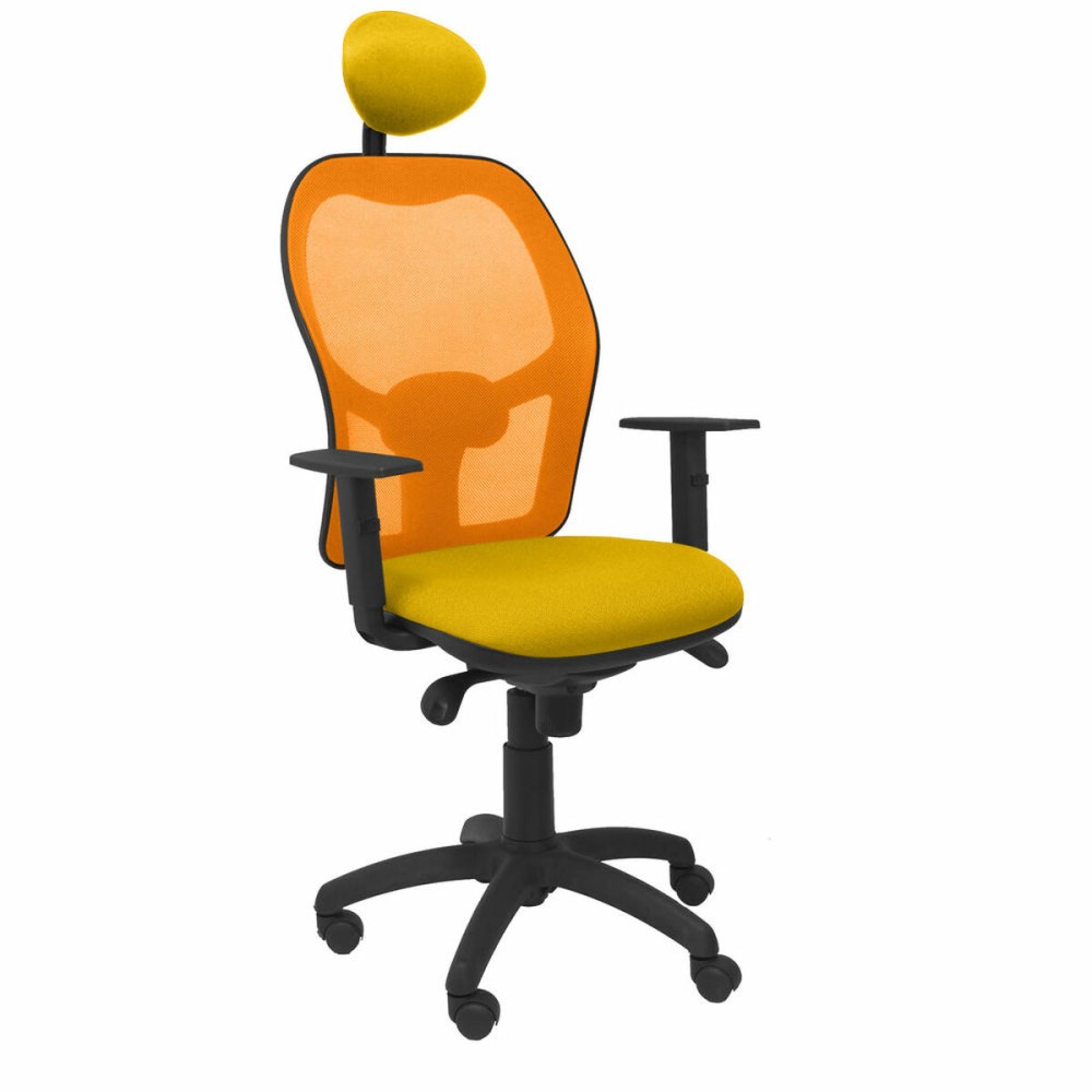 Chaise de Bureau avec Appui-tête Jorquera P&C ALI100C Jaune