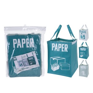 Sacs à ordures Paper-Plastic-Metal Pack de 3 unités