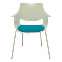 Reception Chair Saceruela P&C 1 Blue White (3 uds)