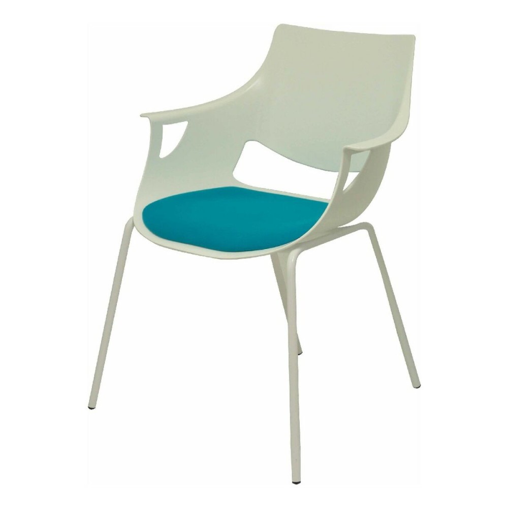 Reception Chair Saceruela P&C 1 Blue White (3 uds)