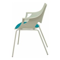 Reception Chair Saceruela P&C 1 Blue White (3 uds)