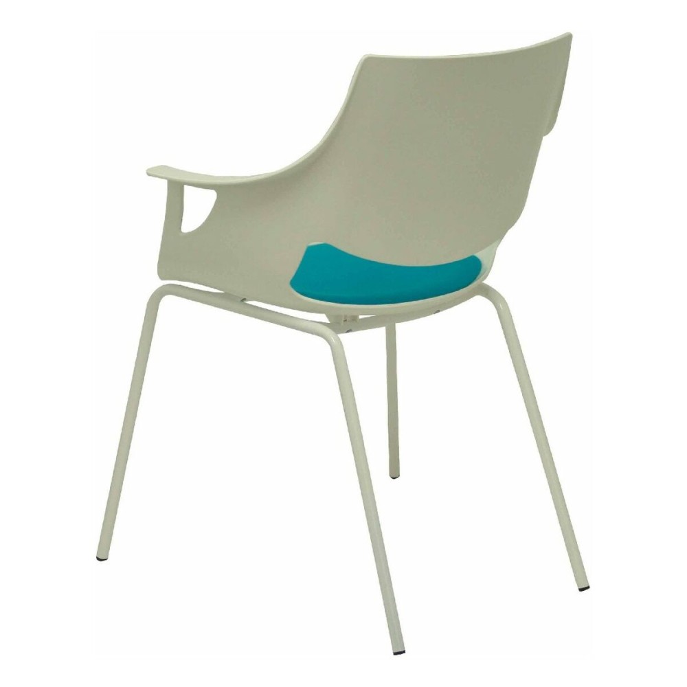 Reception Chair Saceruela P&C 1 Blue White (3 uds)