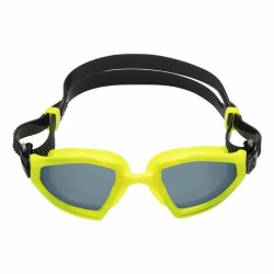 Erwachsenen-Schwimmbrille Aqua Sphere Kayenne Pro Dark Gelb Schwarz Einheitsgröße