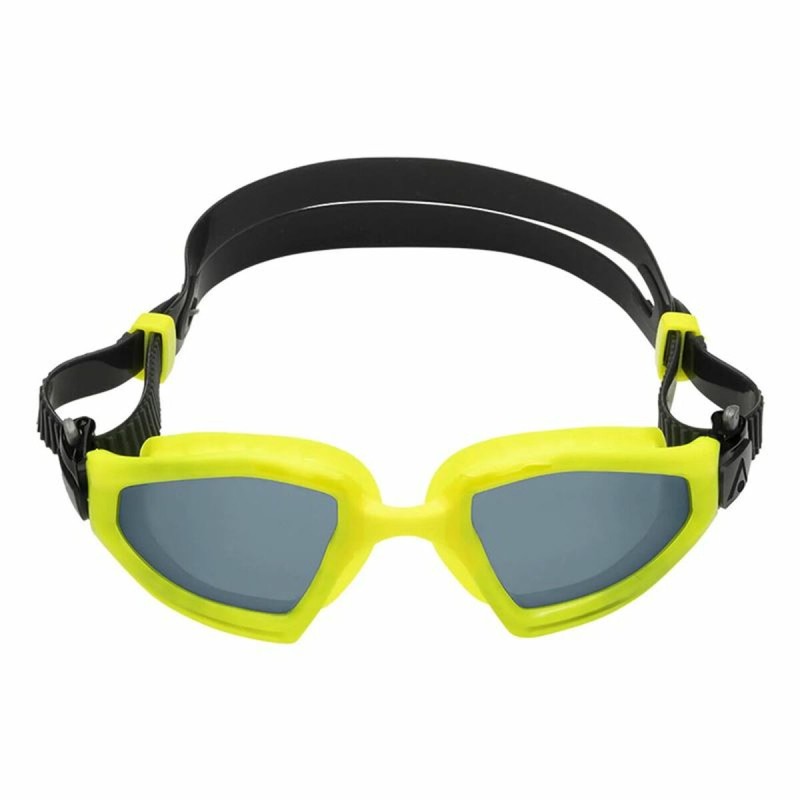 Lunettes de bain pour adultes Aqua Sphere Kayenne Pro Dark Jaune Noir Taille unique