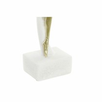 Decorative Figure DKD Home Decor 13,5 x 12,5 x 40 cm Golden White Resin Ballet Dancer