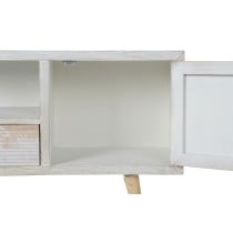 Meubles de télévision DKD Home Decor Blanc Bois Bambou (140 x 40 x 51 cm)