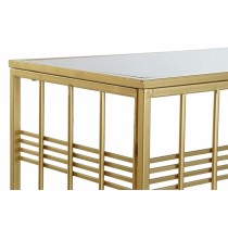 Konsole DKD Home Decor Kristall Schwarz Gold Metall 120 x 40 x 81 cm