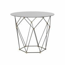 Beistelltisch DKD Home Decor 8424001820351 Kristall Schwarz Gold Metall (70 x 70 x 60 cm)