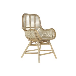 Garden chair DKD Home Decor Multicolour Natural Rattan 61 x 58 x 92 cm 62 x 62 x 92 cm