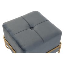 Banquette DKD Home Decor 8424001850921 Bleu Multicouleur Doré Mousse Métal Bois MDF 42 x 42 x 38 cm