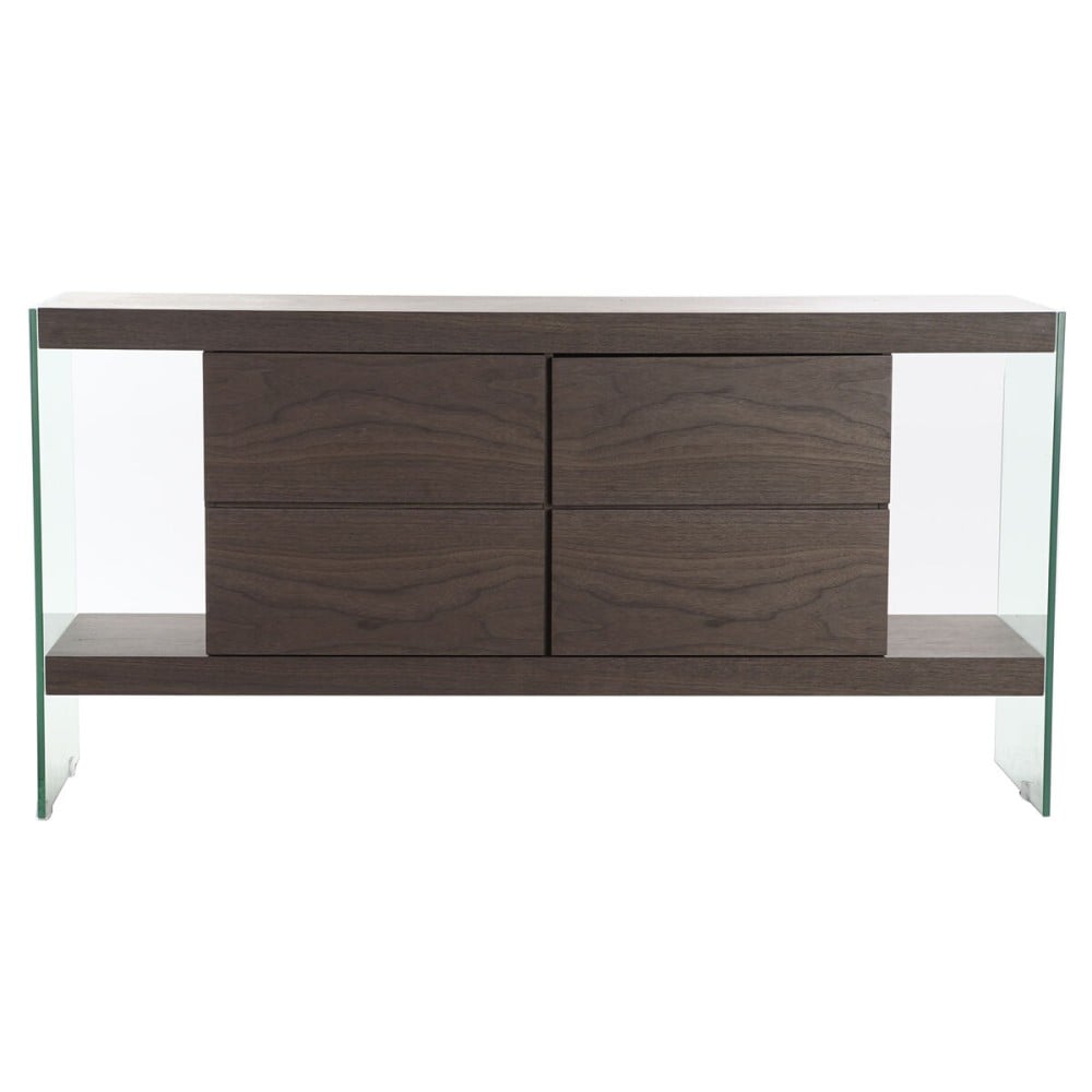 Buffet DKD Home Decor Verre Bois MDF (160 x 45 x 80 cm)