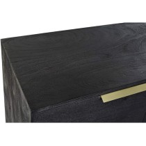 Anrichte DKD Home Decor 8424001827114 Schwarz Gold Mango-Holz (145 x 43 x 77 cm) (145 x 41 x 77 cm)