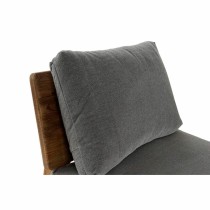 Canapé DKD Home Decor Marron Gris Polyester Coton Bois Pin (95 x 88 x 75 cm)