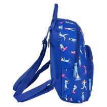 Lässiger Rucksack BlackFit8 Go Girls Blau (25 x 30 x 13 cm)