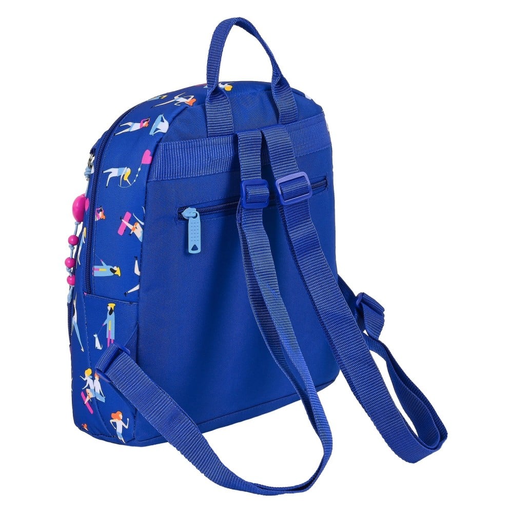 Casual Backpack BlackFit8 Go Girls Blue (25 x 30 x 13 cm)