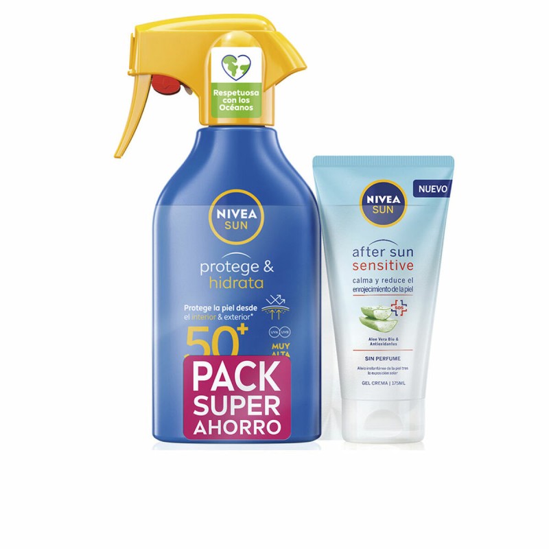 Set de protection solaire Nivea Spf 50 2 Pièces