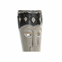 Decorative Figure DKD Home Decor Bamboo Iron Mask (19 x 10 x 78 cm)