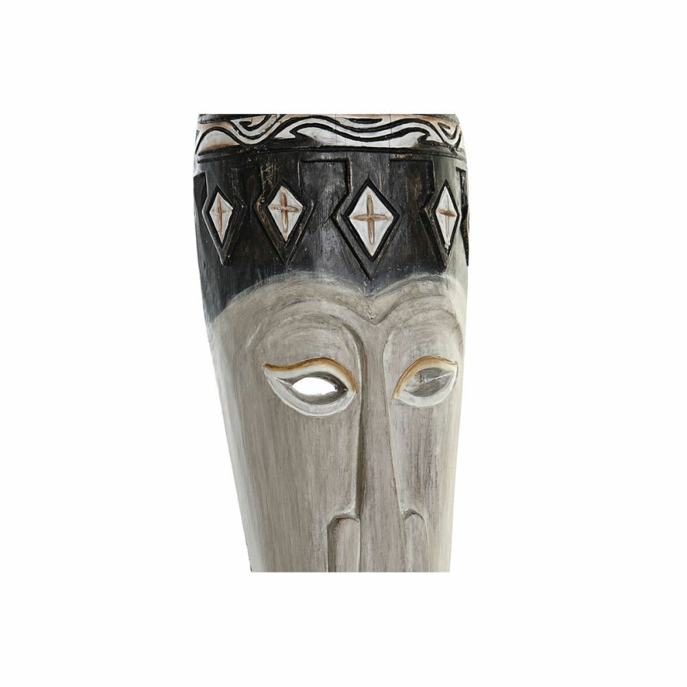 Figurine Décorative DKD Home Decor Bambou Fer Masque (19 x 10 x 78 cm)