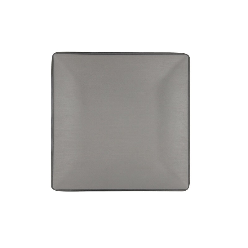 Assiette plate Bidasoa Gio Gris Plastique 21,5 x 21,5 cm (12 Unités)