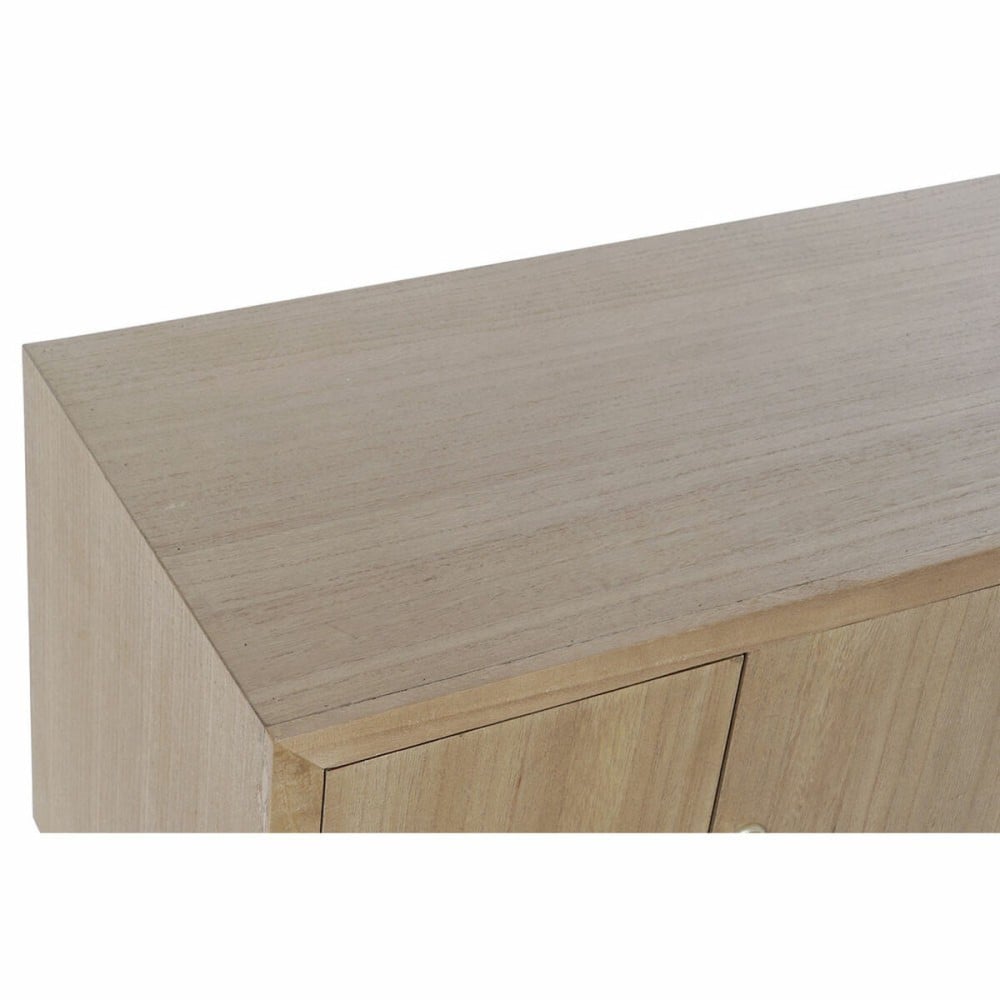 TV-Möbel DKD Home Decor Grau Creme Metall Paulonia-Holz (90 x 34 x 66.5 cm)