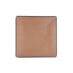 Assiette plate Bidasoa Gio 21,5 x 21,5 cm Marron Plastique