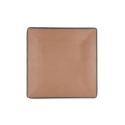 Flat plate Bidasoa Gio 21,5 x 21,5 cm Brown Plastic