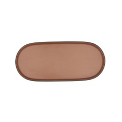 Snack tray Bidasoa Gio Brown Plastic 28 x 12 cm (12 Units)