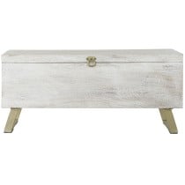 Coffre DKD Home Decor Bois Métal (116 x 40 x 50 cm)