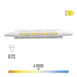 LED-Lampe EDM Linear R7s 9 W 1100 Lm 4000 K D Ø 1,5 x 11,8 cm