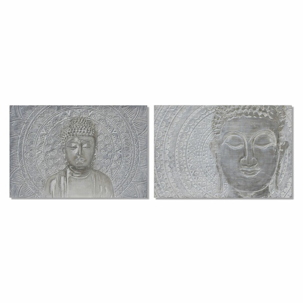 Bild DKD Home Decor 120 x 2,8 x 80 cm Buddha Orientalisch (2 Stück)