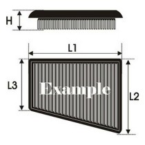 Air filter Green Filters P965018