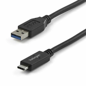 USB A zu USB-C-Kabel Startech USB31AC1M            Schwarz