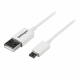 Câble USB vers micro USB Startech USBPAUB2MW Blanc Jaune (4 Unités)