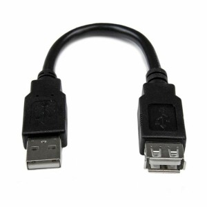 USB Cable Startech USBEXTAA6IN USB A Black
