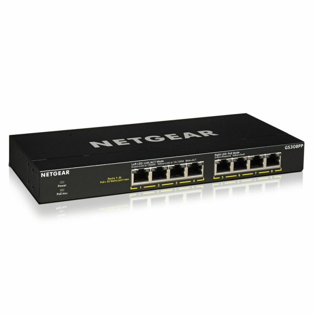 Switch Netgear GS308PP-100EUS RJ-45