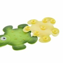 Bath rug DKD Home Decor 11,5 x 1 x 10 cm Green Yellow Children's Tortoise PVC 10 cm (2 Units)