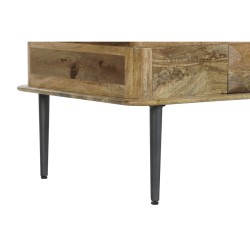 Table Basse DKD Home Decor 116 x 60 x 46 cm Métal Aluminium Bois de manguier